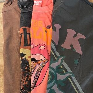 Four 4️⃣ Various Brands XL Short Sleeve  Graphic Tee